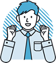 常に目標や目的を持って、意欲的に仕事に取り組める方