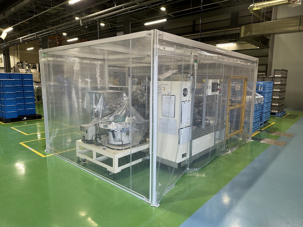 三重県松阪市　工場内ビニールパーテーション