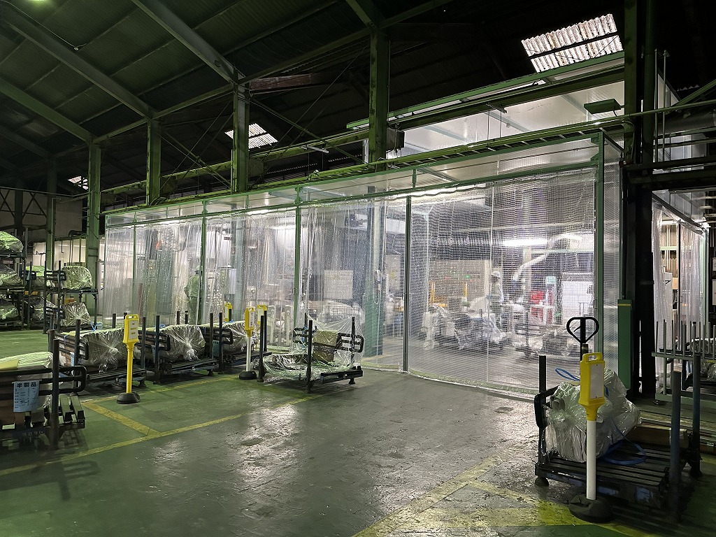 三重県松阪市　工場内ビニールブース①