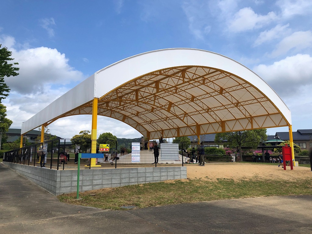 三重県多気郡多気町　公園内大型遊具上屋テント